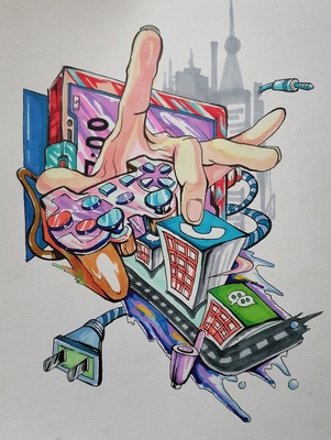 漫画与插画 从手绘到设计的艺术之旅